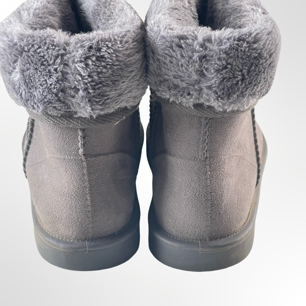 DKSUKO Cozy Gray Fur-Lined Women's Boots in size 9 - Picture 4 of 6